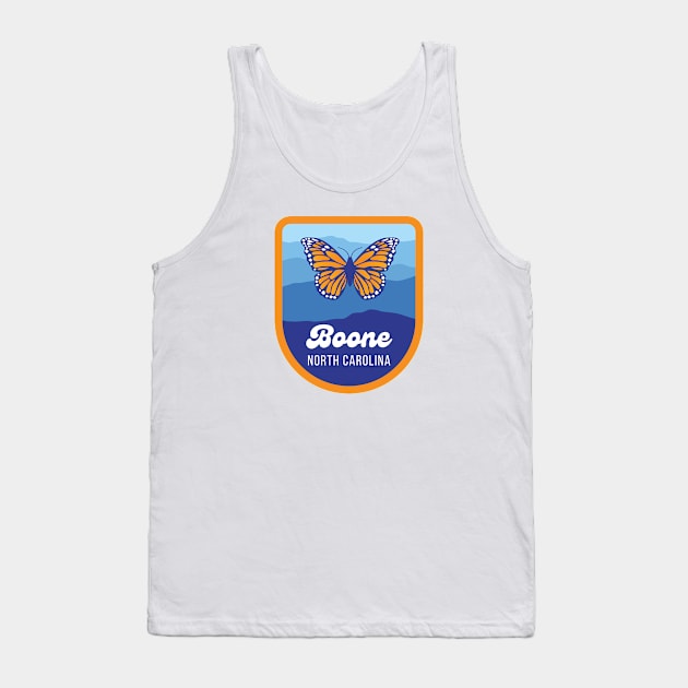 Boone North Carolina Tourist Souvenir Tank Top by carolinafound